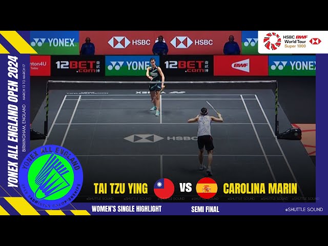 Tai Tzu Ying vs Carolina Marin  | All England Open 2024 #badminton #allenglandopen2024