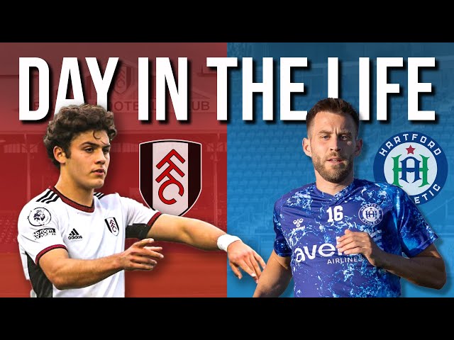 A Day in the Life of a Pro Footballer | England vs USA