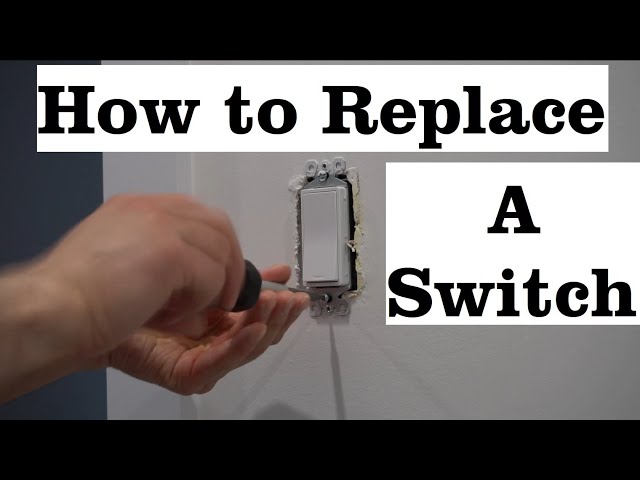 HOW TO Replace or INSTALL a Single Pole Switch