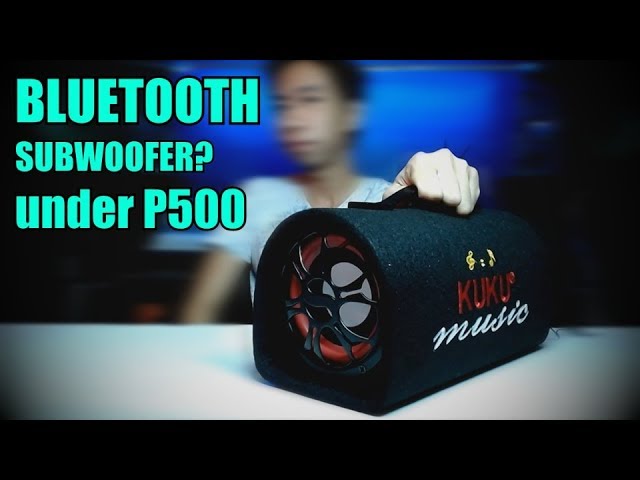 MAGULAT AKO NG TUMUNOG NA!! - Kuku 5 Inch Bluetooth Subwoofer Speaker UNBOXING & DEMO