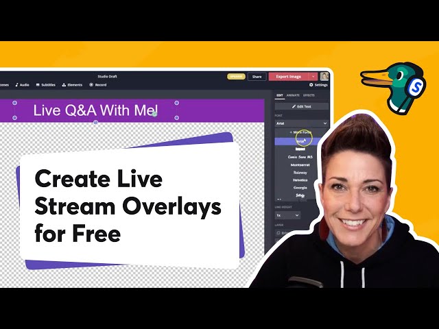 Create Live Stream Overlays for Free with StreamYard