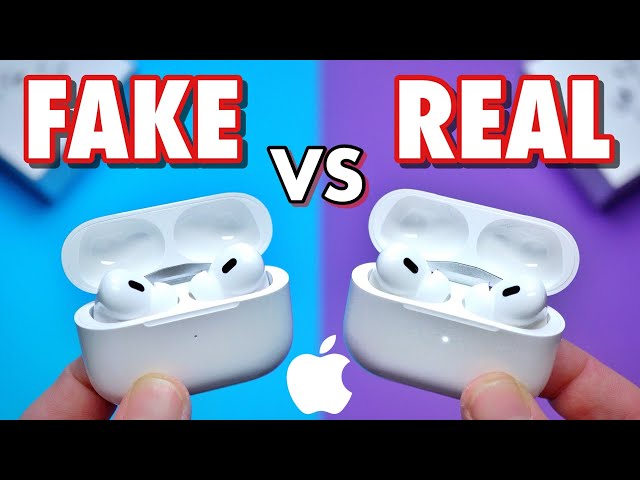 FAKE VS REAL Apple AirPods Pro 2 USB-C - Buyers Beware - Perfect Clone!