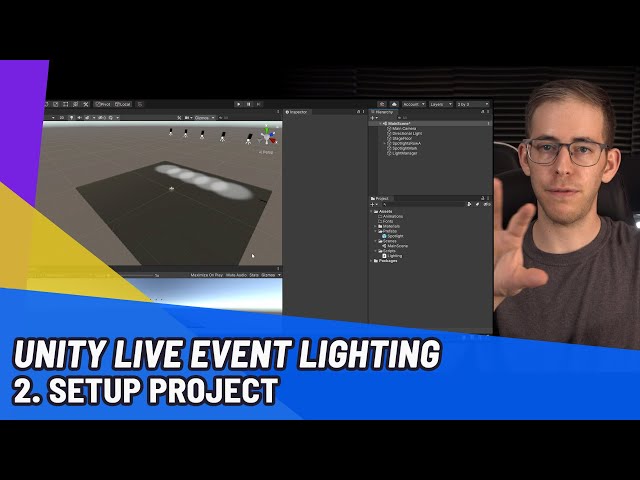 Setup A Stage Lighting Project In Unity