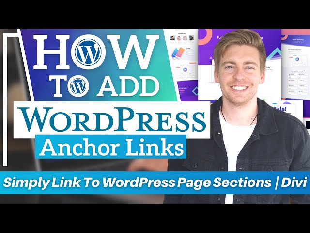How To Add Anchor Links To WordPress | Divi Theme Tutorial