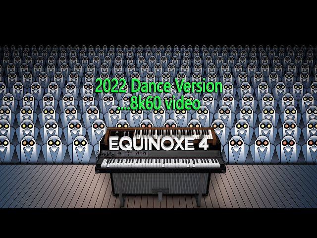 Jean Michel Jarre - Equinoxe part 4  (2022 Dance Version) ..and 8k60 video)