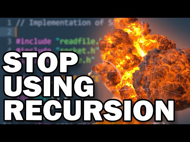 why is recursion bad?