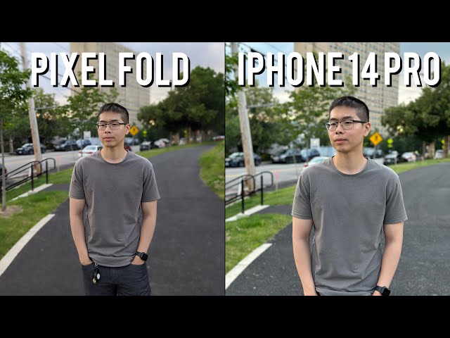 Pixel Fold vs iPhone 14 Pro Camera Comparison