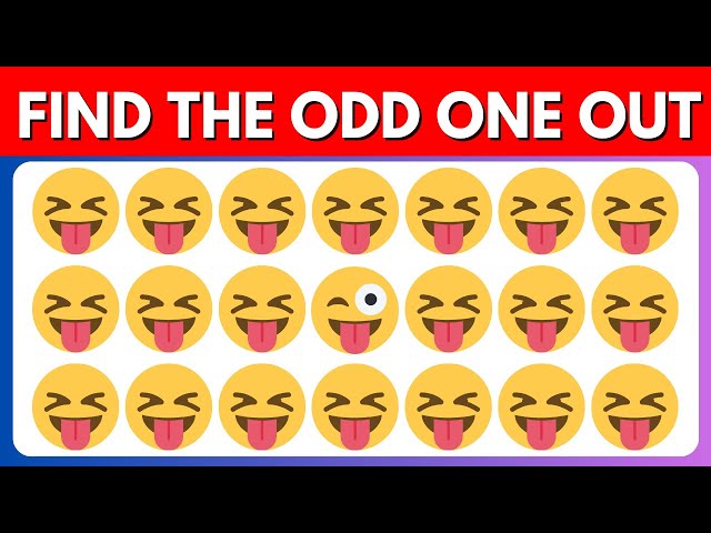 Can you spot the odd emoji in this puzzle? | Hard Edition 🤔