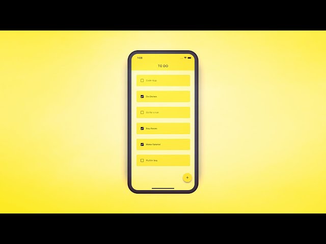 📱 TO DO App • Flutter Tutorial ♥ Hive Local Storage
