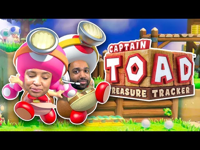 My WIFE is SO BAD at TeamWork! Captain Toad Treasure Tracker | runJDrun