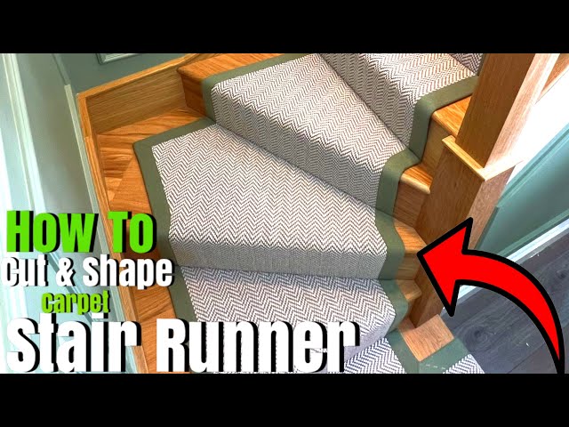 How To Template & Shape A Custom Carpet Stair Runner