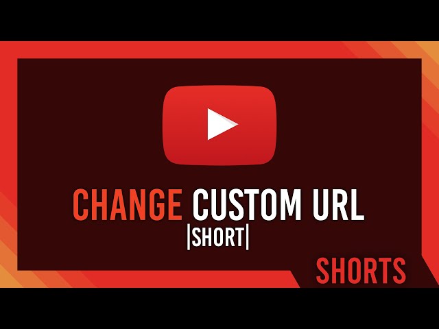 Changing custom URL on YouTube | #Shorts