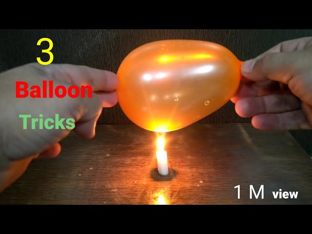 3 Awesome Balloon Tricks|| Easy Science Experiment with Balloon