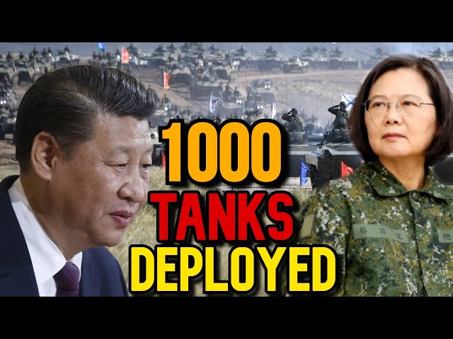 Taiwan takes action: Deploys 1000 tanks At The Beachhead To prevent China invasion!