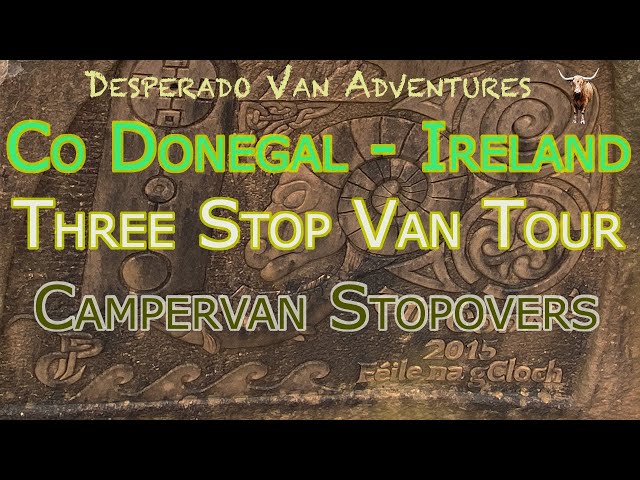 Three Campervan Stopovers Tour |  Donegal | Ireland | Glencolmbkille | Ardara | Assaranca Waterfall