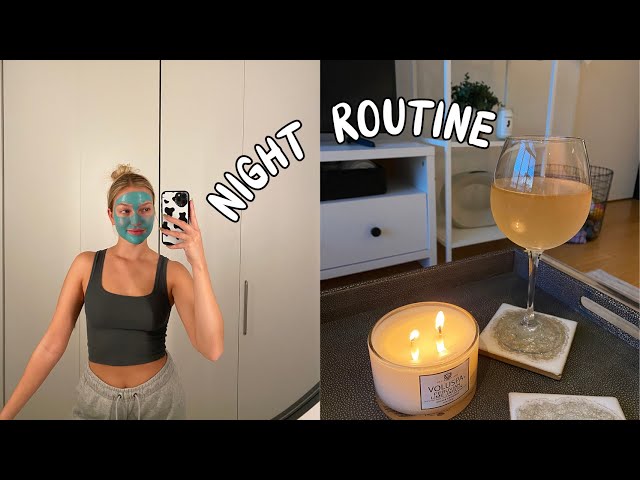 summer night routine: skincare, cooking dinner, + healthy habits | maddie cidlik