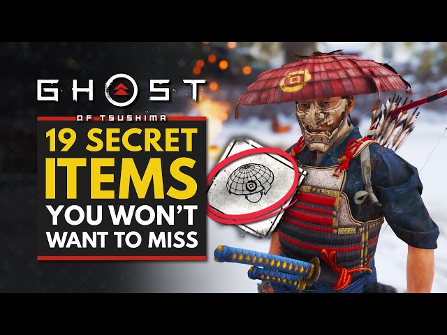 Ghost of Tsushima | 19 SECRET ITEMS You Won't Want to Miss!