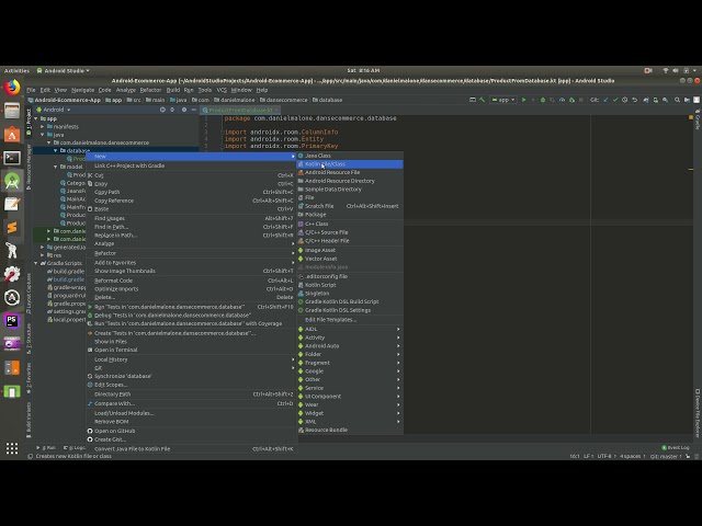 Setting up Room Database with DAO, all in Kotlin (Ecommerce #15)