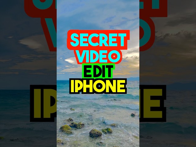 Secret Video Editing Hack #shorts