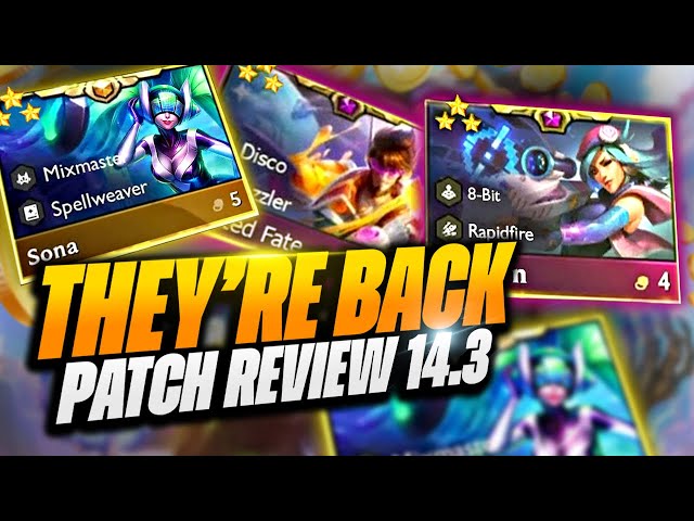 Are Disco and Caitlyn Good Again? | TFT Patch Review 14.3