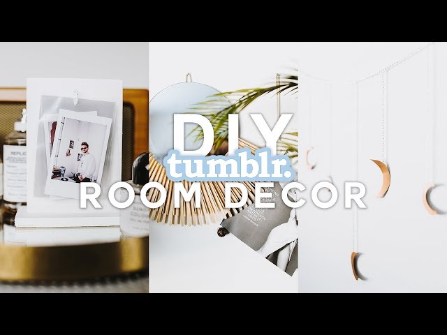 DIY TUMBLR ROOM DECOR 2018 💡✂️🔨Minimal + Super Affordable & Easy // Lone Fox