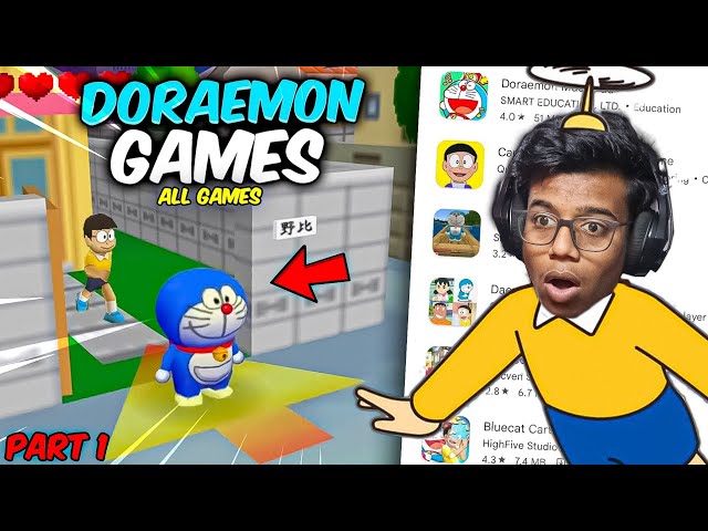 TRYING ALL DORAEMON GAMES IN ONE VIDEO !! PART 1