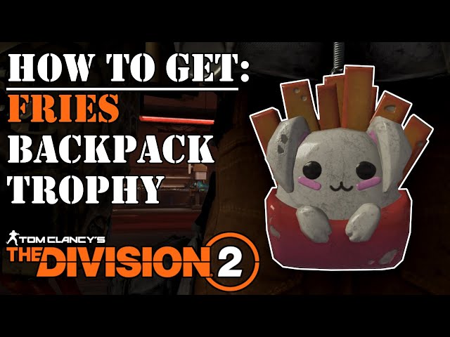 Detention Center Rescue - Backpack Trophy (Classified Assignment) | The Division 2