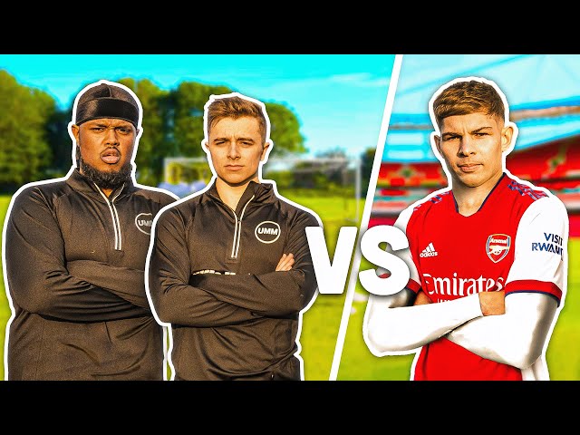 Can 2 YouTubers Beat 1 Premier League Footballer?