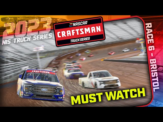Race 6 - Bristol Dirt - 100% Truck NIS League - iRacing NASCAR