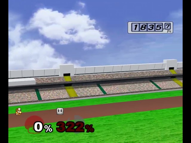 SSBM Home Run Contest [TAS]: Dr. Mario [6187.9 ft/1886.0 m] [WR]