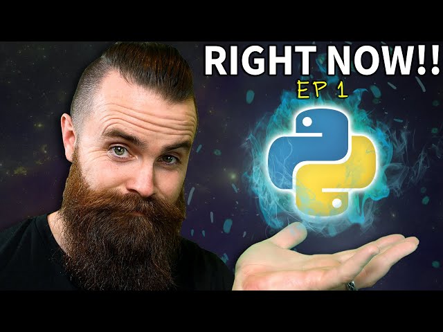 you need to learn Python RIGHT NOW!! // EP 1