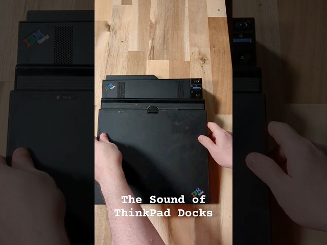 Sound of #ThinkPad Docks #laptop #asmrsounds