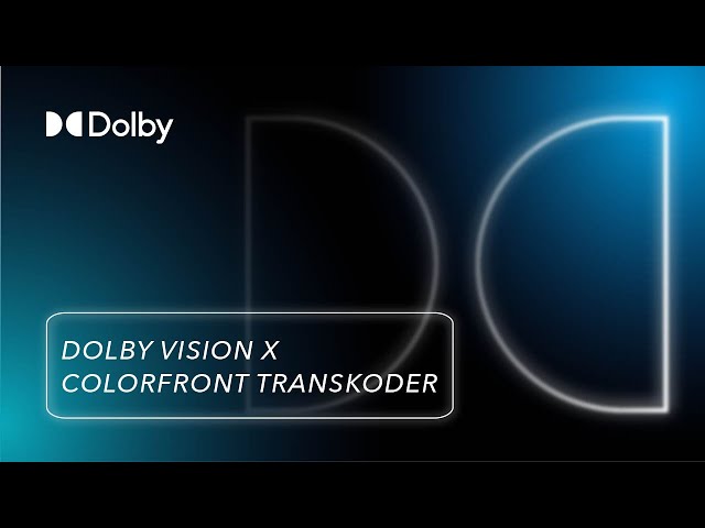 Dolby Vision Mastering in Colorfront Transkoder | Dolby x Colorfront