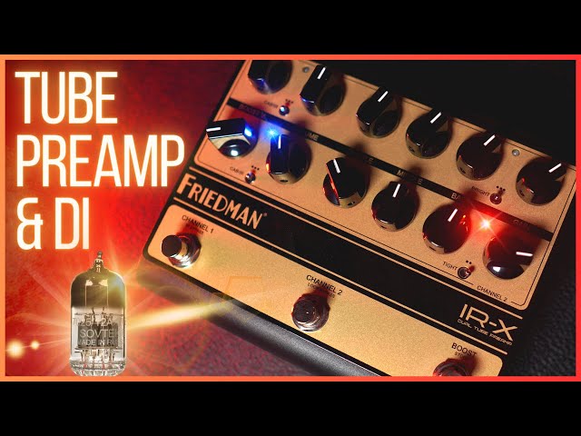 Friedman IR-X - Game Changing Tube Preamp & Direct IR Solution - Pedalboard Demo