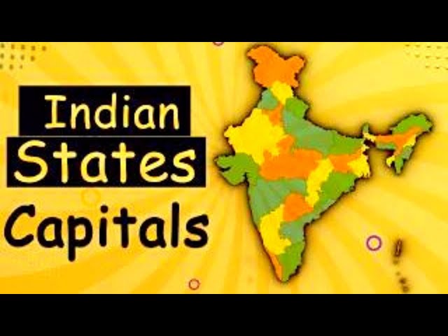 Learn Indian States & Their Capitals - India Map | General Knowledge Video | 1.2M Views