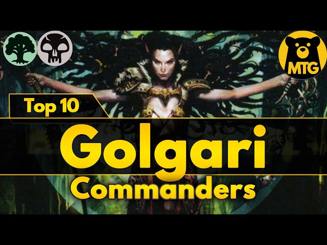 🟢⚫MTG Top 10 Golgari |GB| Commanders