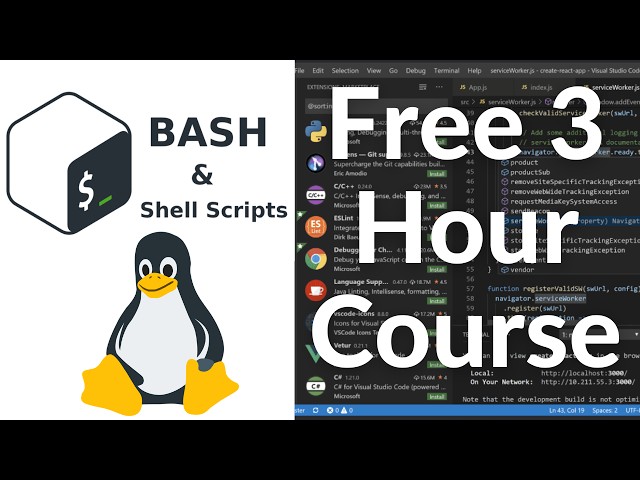 Bash Scripting Tutorial for Beginners | Bash Scripting Full Course 3 Hours