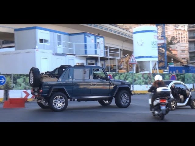 Mercedes-Maybach G650 Landaulet spotted driving on the road!