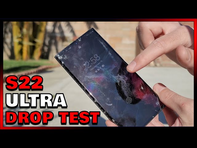 Samsung Galaxy S22 Ultra Drop Test. Gorilla Glass Victus Plus?
