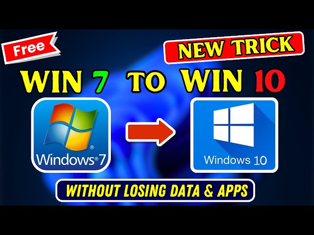Upgrade Windows 7 to Windows 10 without Losing Data-  2024 - 4