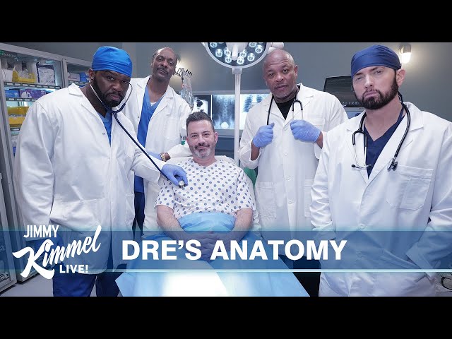 Dre’s Anatomy Starring Dr. Dre, Snoop Dogg, 50 Cent, Jimmy Kimmel & Eminem