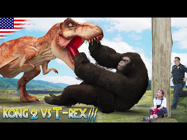 New Action Dinosaur Movies 2023 Full | Kong 2 Vs T-rex | Jurassic Park 4 | Dinosaur rexy | Ms.sandy
