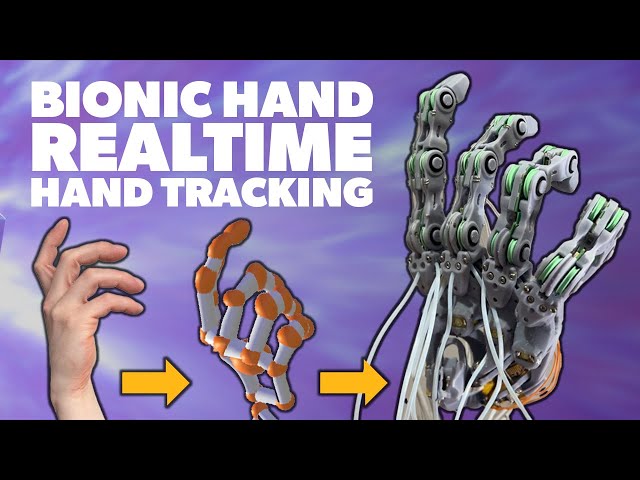 Controlling my Bionic Hand With Realtime Motion Tracking - Biomimetic Bionic Hand