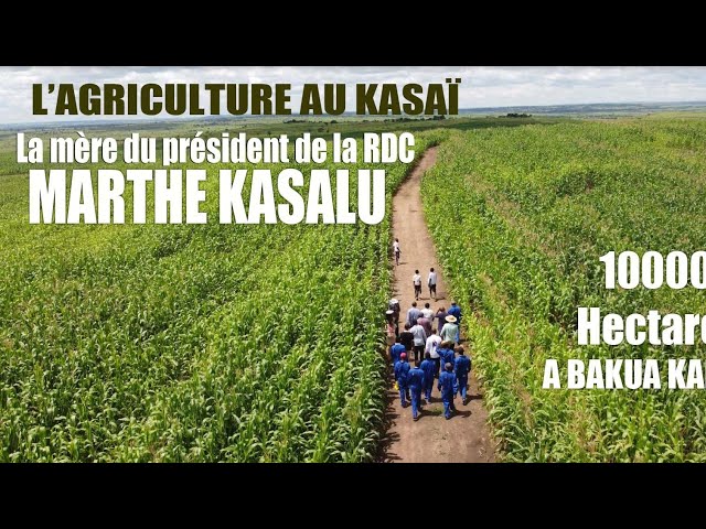 Visitons la ferme de marthe kasalu la mère du président de la RDC de 1000hectares à tshilenge