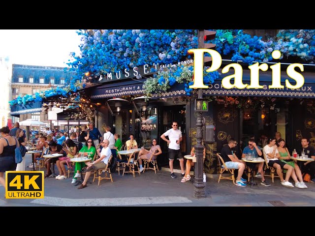 Paris , France  🇫🇷 - Paris August 2022 - 4K HDR Walking Tour | Paris 4K | A Walk In Paris