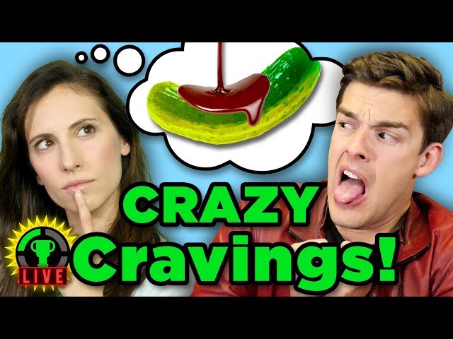 The Ultimate GROSS Food Challenge!! | Pregnancy Cravings Taste Test