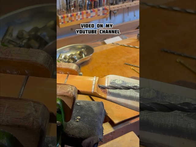 Vintage Precision Bass Trussrod repair Video #video #craft #tutorial  #bass