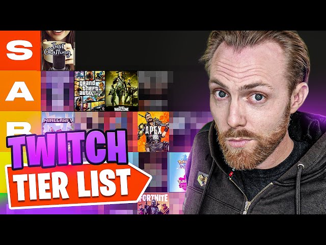 Games to Stream on Twitch Tier List