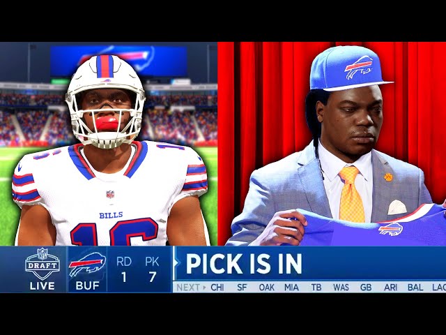 DRAFTING STEFON DIGGS REPLACEMENT WITH MY #1 PICK | Bills Franchise Szn 2