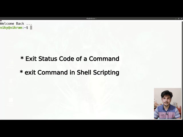 exit status code of a command | exit command in shell script | why to use exit command & exit codes